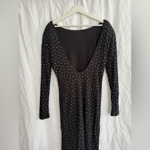 Jimmy Choo for H&M Rhinestone Dress Low Back Size XS - Picture 11 of 16